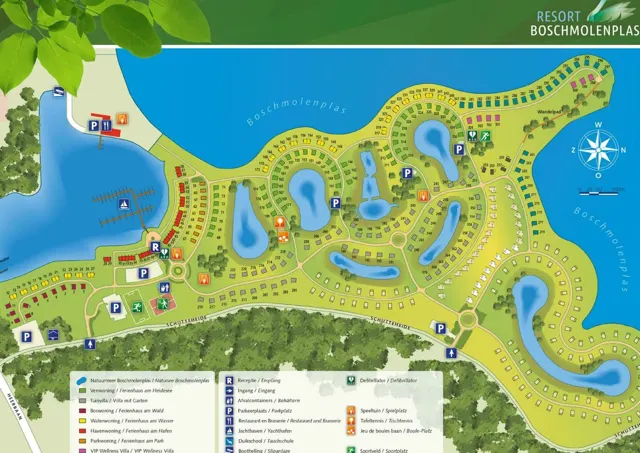 Resort Boschmolenplas in Heel