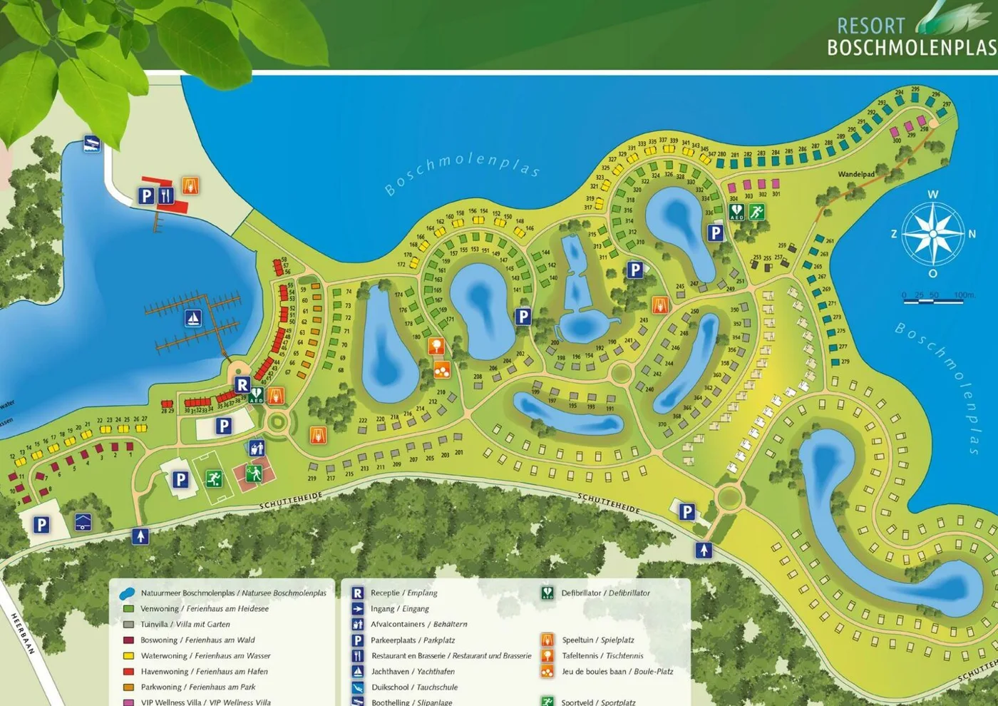 Resort Boschmolenplas in Heel